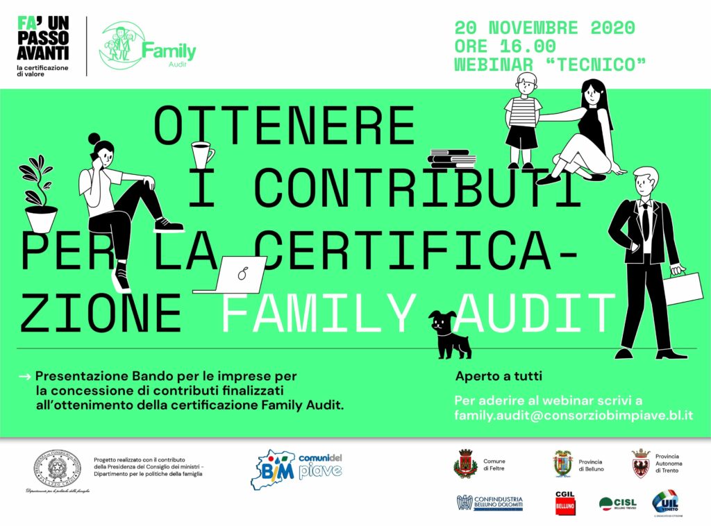 FamilyAudit Belluno webinar novembre 2020